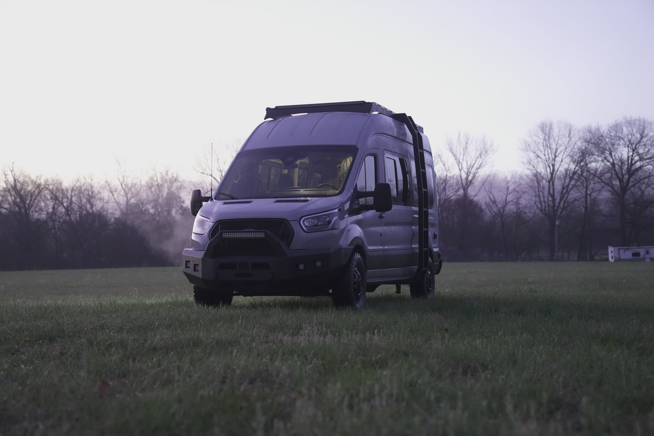 Ford Transit in field